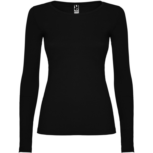 Camiseta Básica Semientallada Mujer Manga Larga EXTREME WOMAN