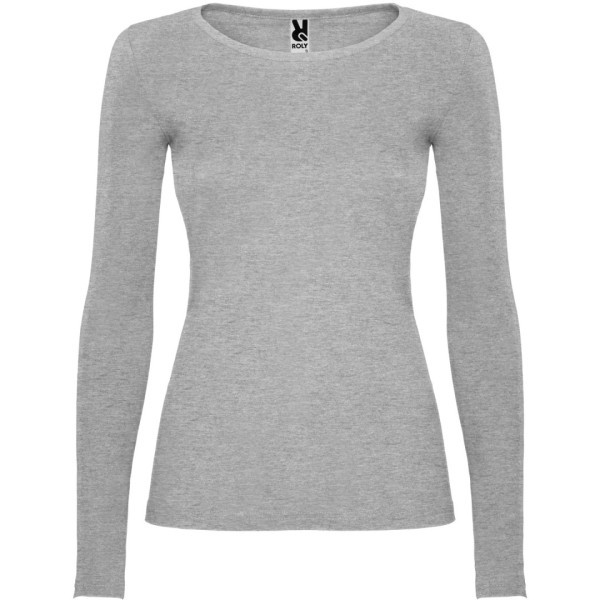 Camiseta Básica Semientallada Mujer Manga Larga EXTREME WOMAN