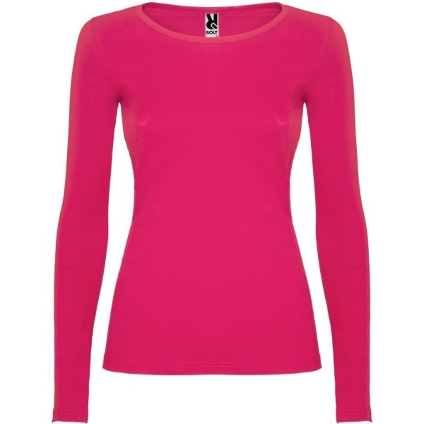 Camiseta Básica Semientallada Mujer Manga Larga EXTREME WOMAN