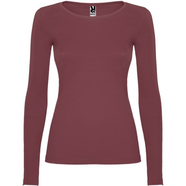 Camiseta Básica Semientallada Mujer Manga Larga EXTREME WOMAN