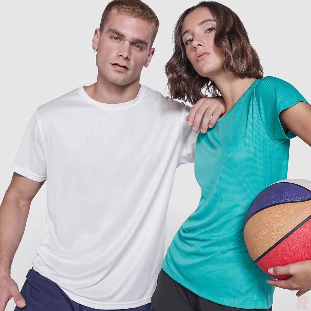 Camiseta Básica Técnica ECO Adulto Unisex Manga...