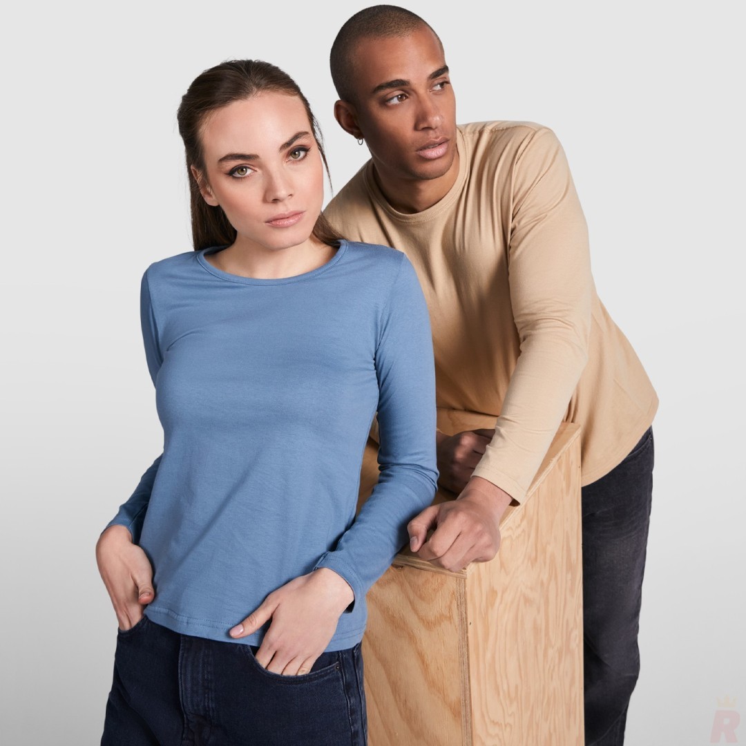 Camiseta Básica Tubular Hombre Manga Larga EXTREME