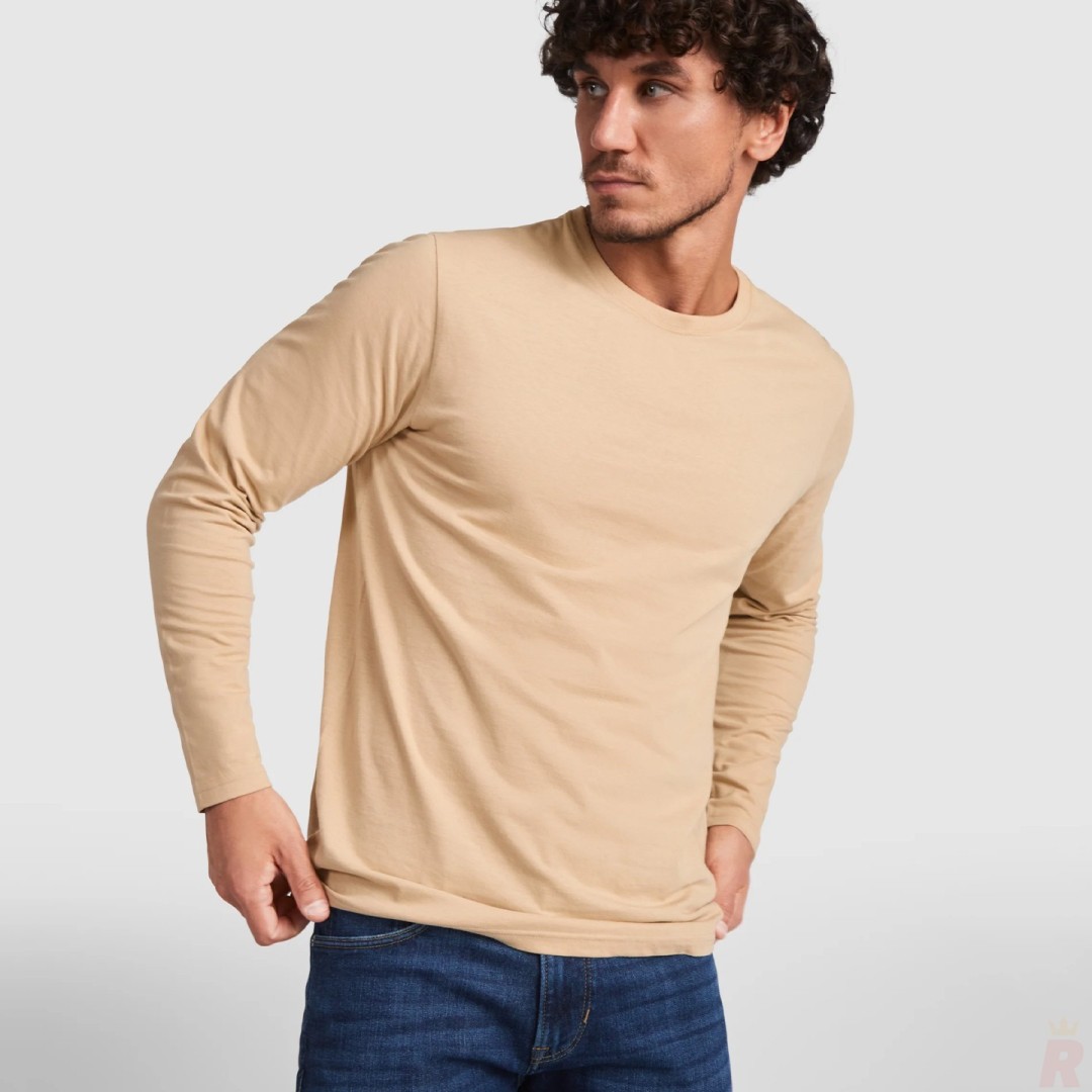 Camiseta Básica Tubular Hombre Manga Larga EXTREME