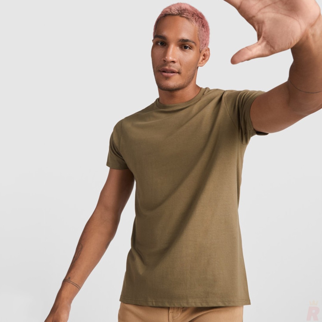 Camiseta Hombre Tubular 100% Algodón Orgánico...