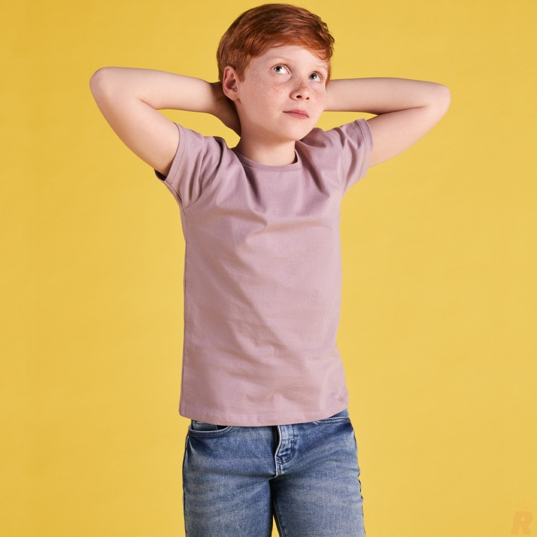 Camiseta Infantil Tubular 100% Algodón Orgánico...