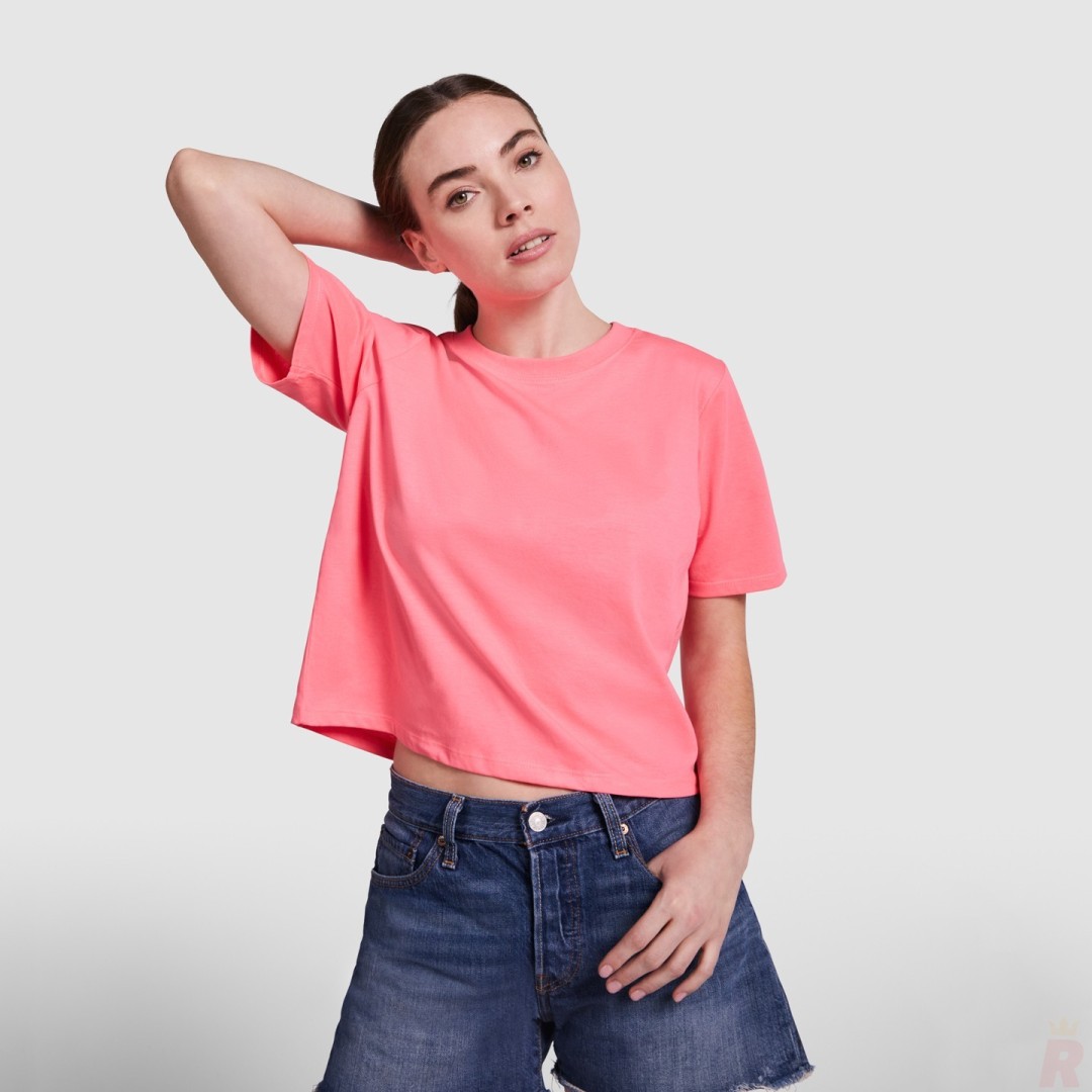 Camiseta Mujer Talle Corto Holgado DOMINICA