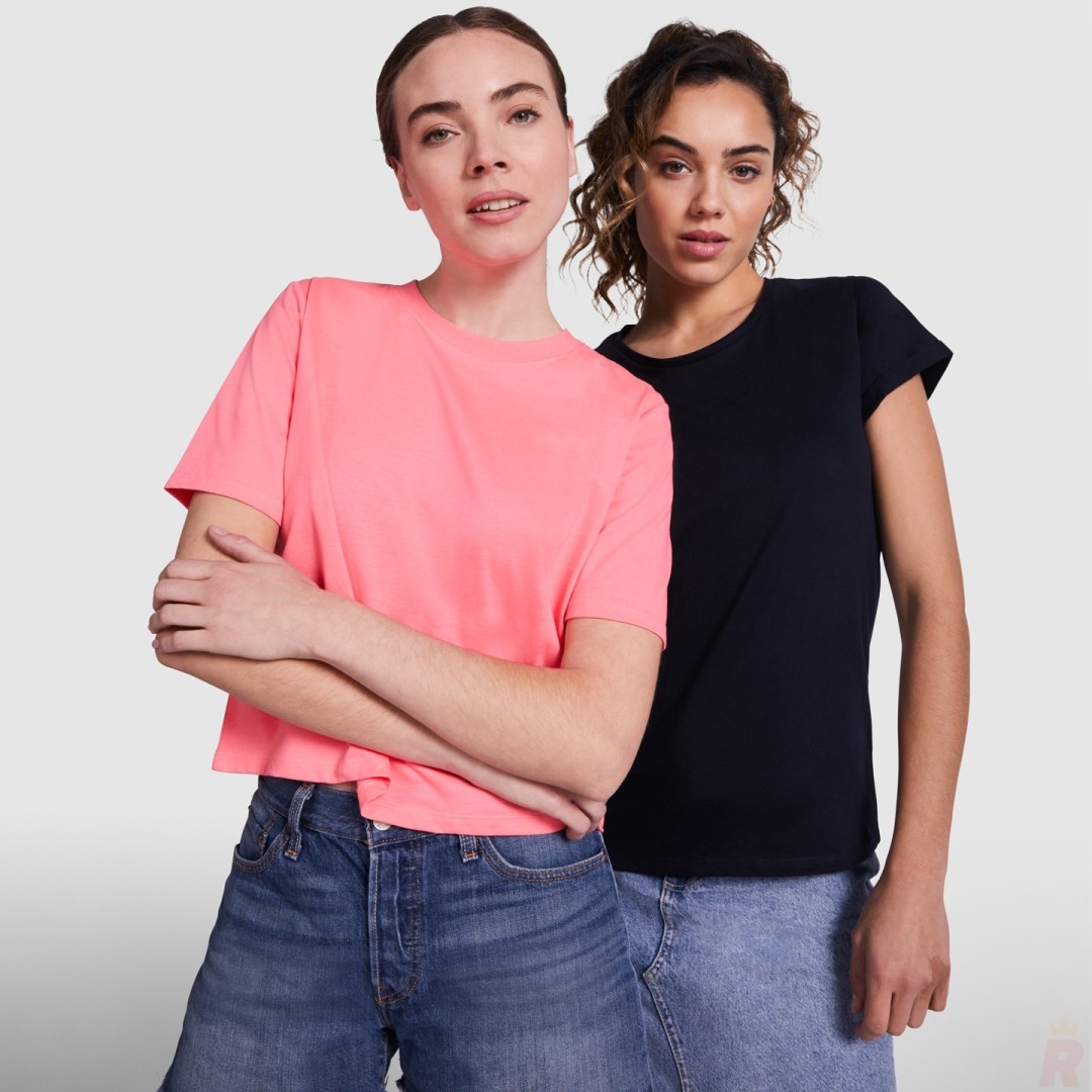 Camiseta Mujer Talle Corto Holgado DOMINICA