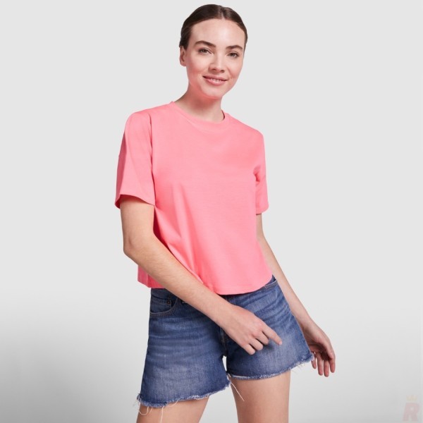 Camiseta Mujer Talle Corto Holgado DOMINICA