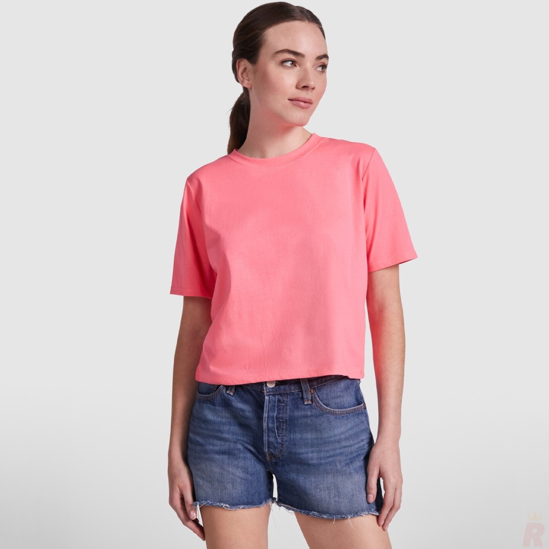 Camiseta Mujer Talle Corto Holgado DOMINICA