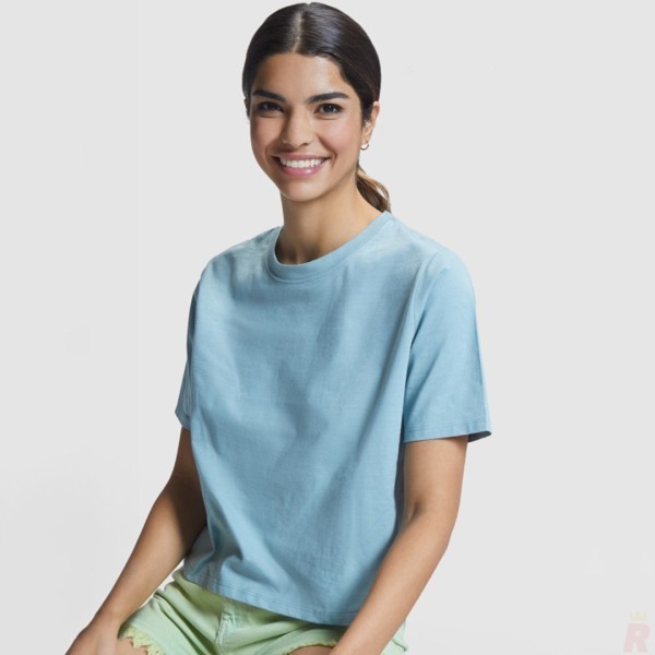 Camiseta Mujer Talle Corto Holgado DOMINICA