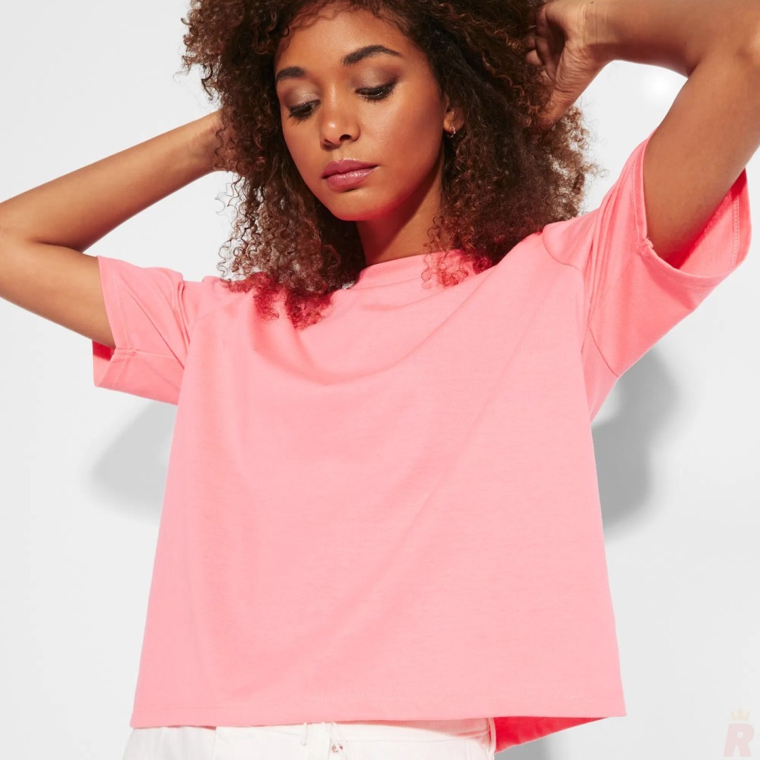 Camiseta Mujer Talle Corto Holgado DOMINICA