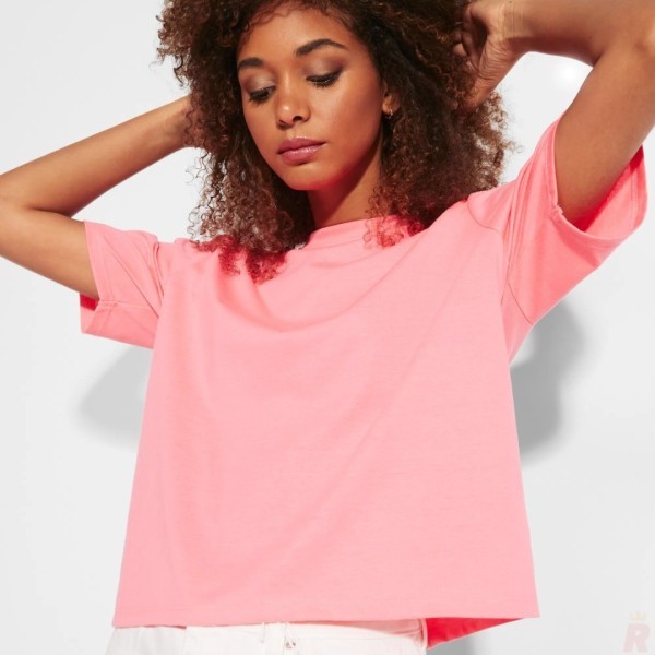 Camiseta Mujer Talle Corto Holgado DOMINICA