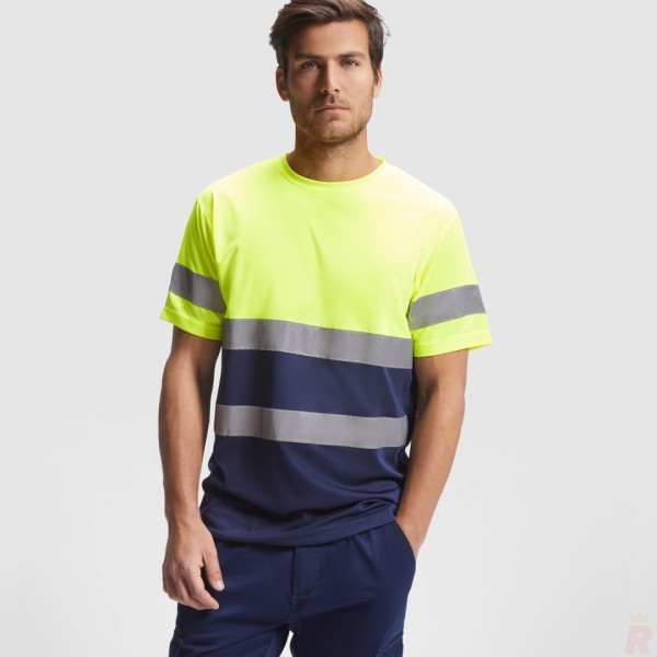 Camiseta Técnica Alta Visibilidad Maga Corta Hombre DELTA