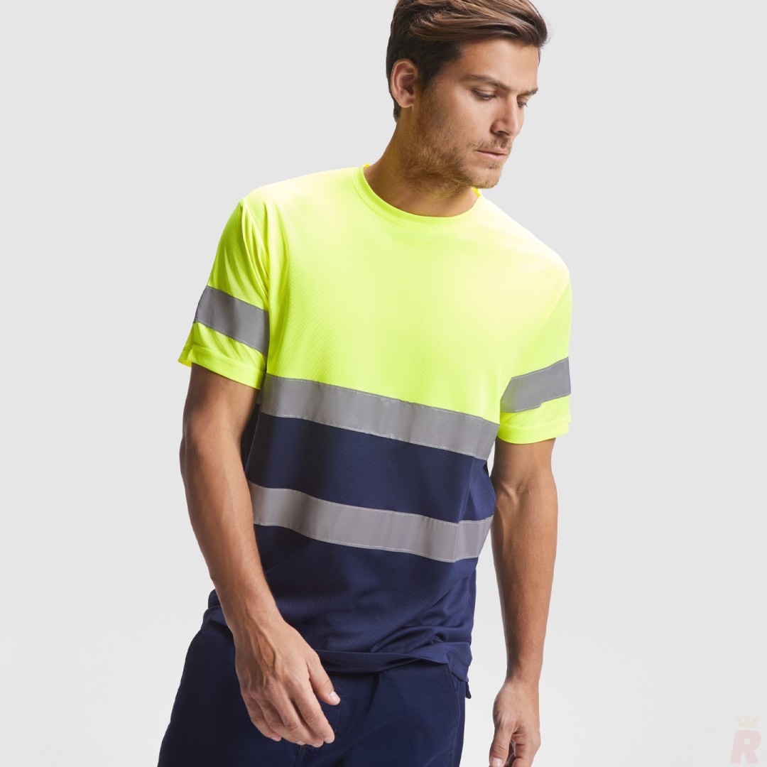 Camiseta Técnica Alta Visibilidad Maga Corta...