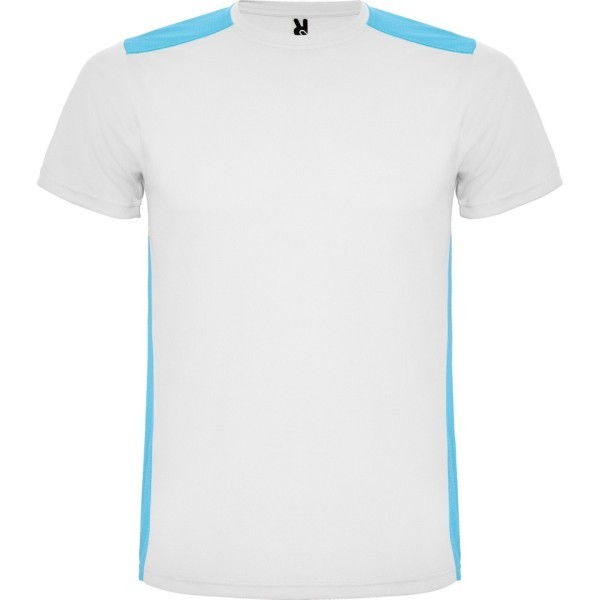 Blanco / Azul Turquesa