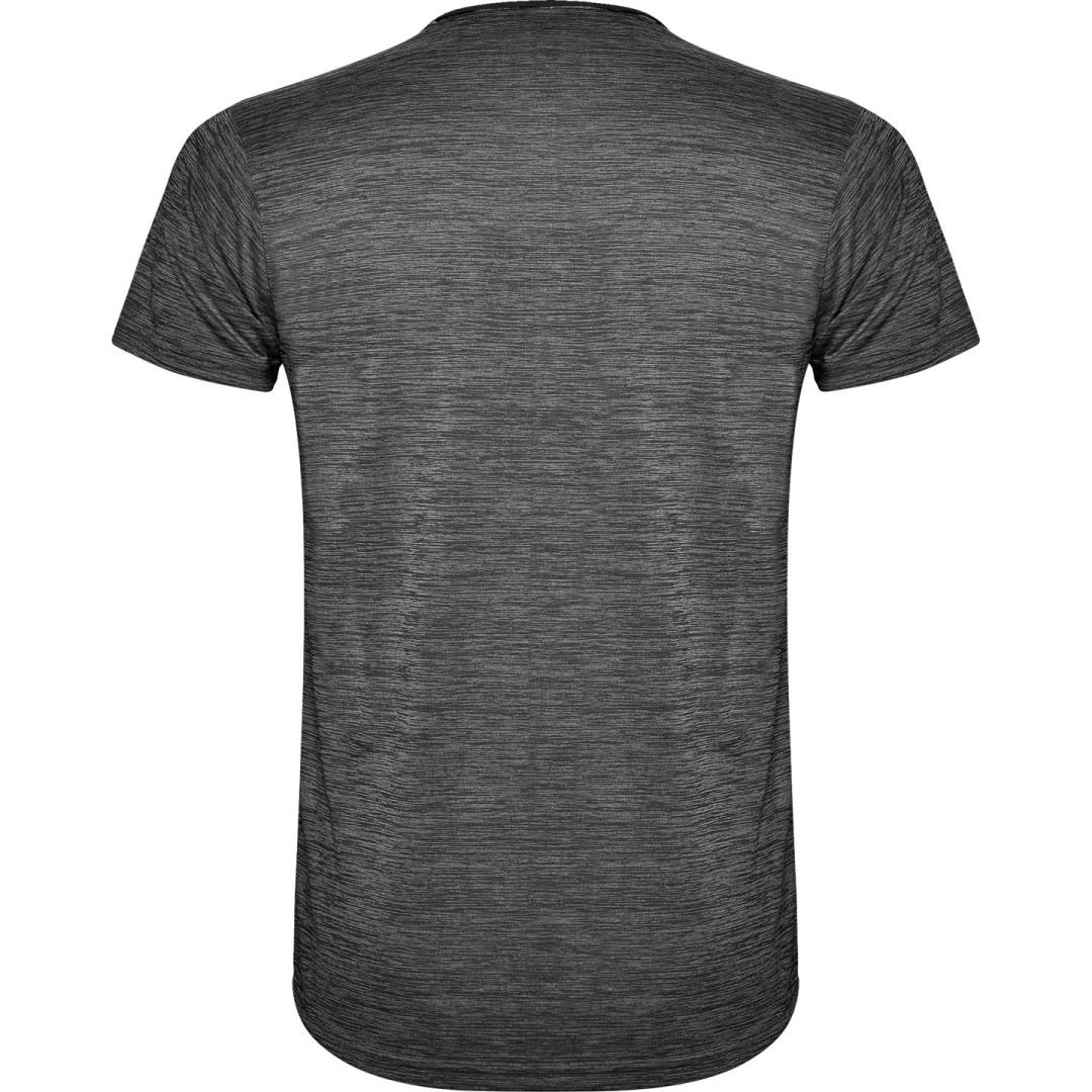 Camiseta Técnica Hombre Combinada Jaspeada...