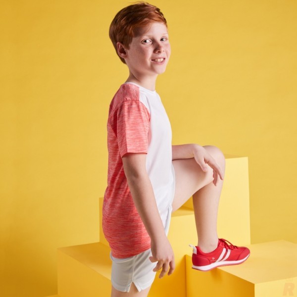 Camiseta Técnica Infantil Combinada Jaspeada Vigoré ZOLDER