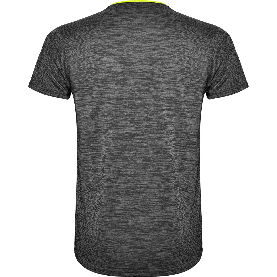 Camiseta Técnica Infantil Combinada Jaspeada...