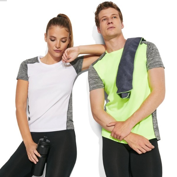 Camiseta Técnica Mujer Combinada Jaspeada Vigoré ZOLDER WOMAN