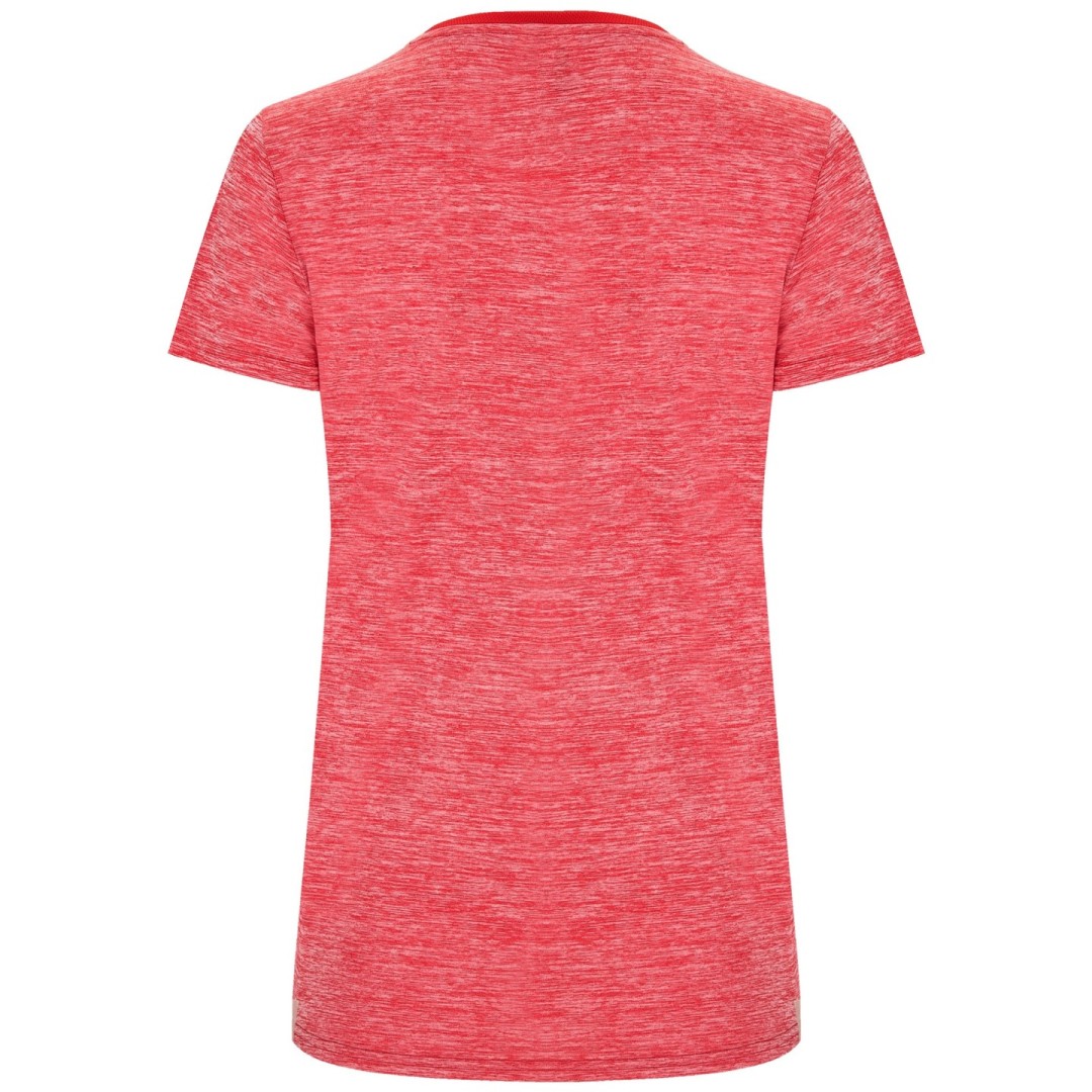 Camiseta Técnica Mujer Combinada Jaspeada...