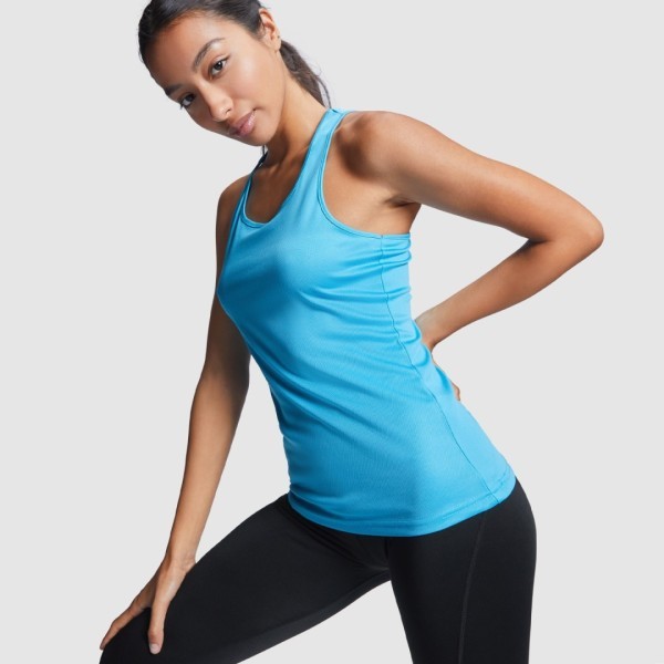 Camiseta Técnica Tirantes Entallada Transpirable Mujer SHURA