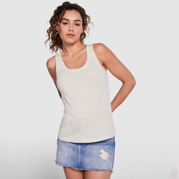 Camiseta Tirantes Anchos Mujer 100% Algodón NARA