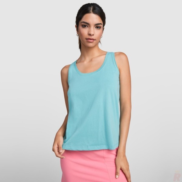 Camiseta Tirantes Anchos Mujer 100% Algodón NARA