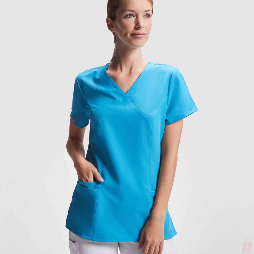 Casaca Servicios Microfibra Mujer Manga Corta...