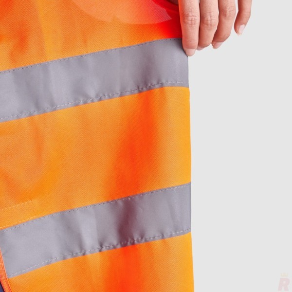 Chaleco Alta Visivilidad Unisex Cuello Pico SIRIO