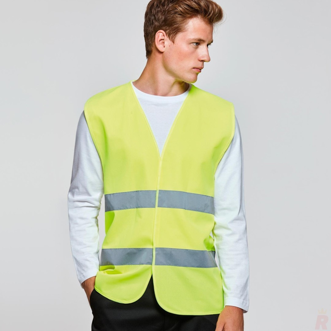 Chaleco Alta Visivilidad Unisex Cuello Pico SIRIO