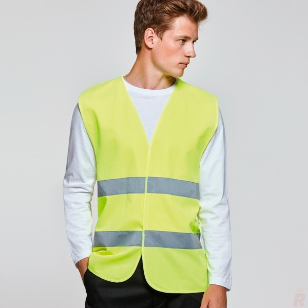 Chaleco Alta Visivilidad Unisex Cuello Pico SIRIO