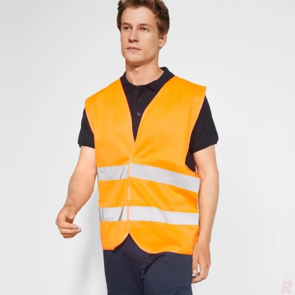 Chaleco Alta Visivilidad Unisex Cuello Pico SIRIO