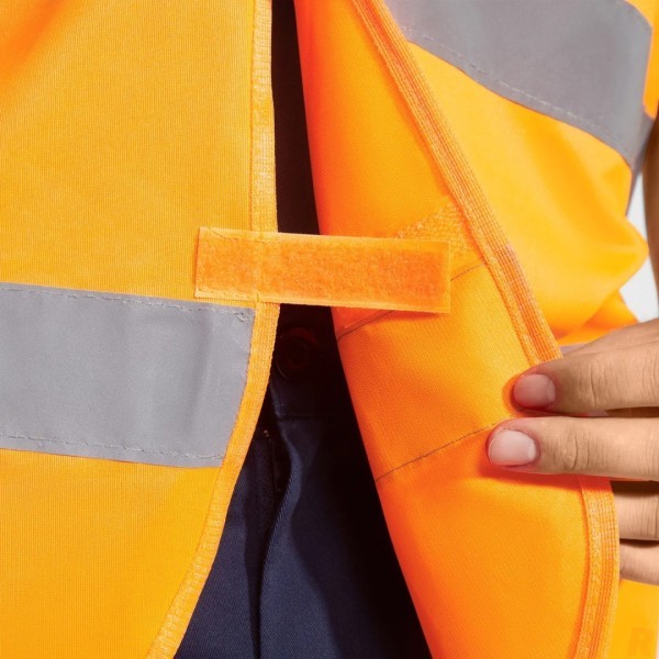 Chaleco Alta Visivilidad Unisex Cuello Pico SIRIO