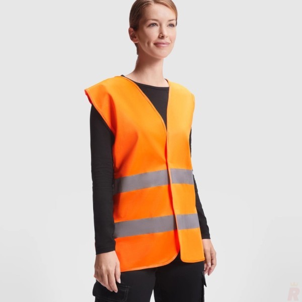 Chaleco Alta Visivilidad Unisex Cuello Pico SIRIO
