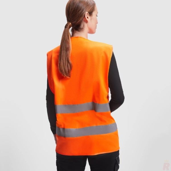 Chaleco Alta Visivilidad Unisex Cuello Pico SIRIO