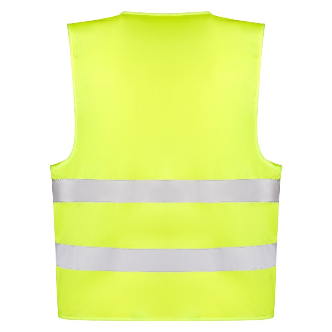 Chaleco Alta Visivilidad Unisex Cuello Pico SIRIO