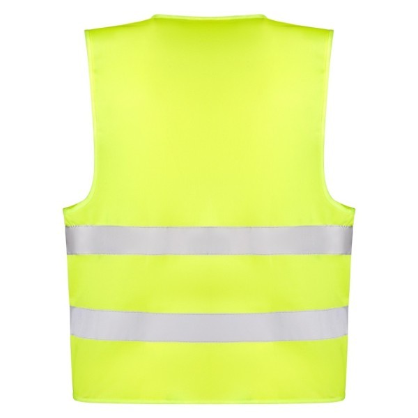 Chaleco Alta Visivilidad Unisex Cuello Pico SIRIO