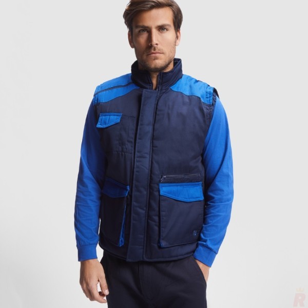 Chaleco Laboral Combinado Multibolsillos Hombre ARMADA