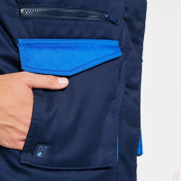 Chaleco Laboral Combinado Multibolsillos Hombre ARMADA