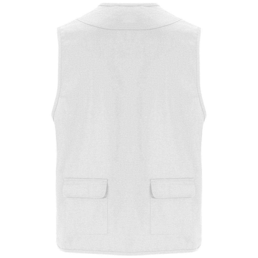 Chaleco Laboral Multibolsillos Hombre Cuello...