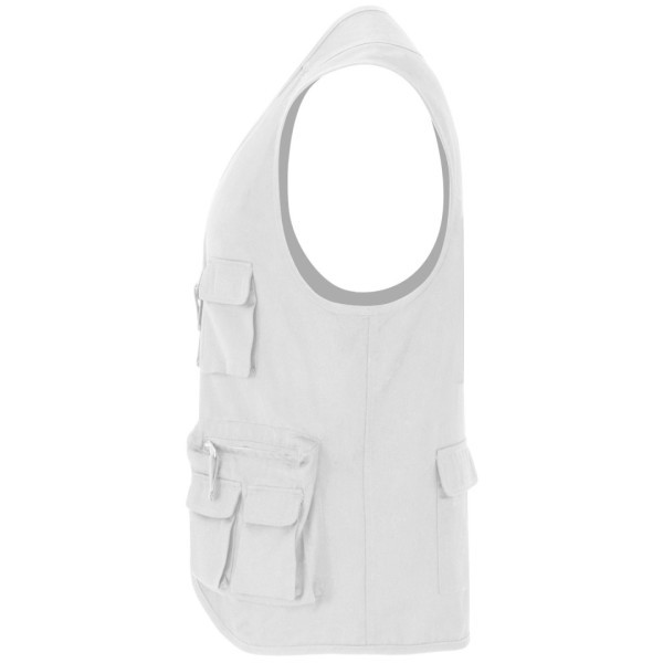 Chaleco Laboral Multibolsillos Hombre Cuello Pico VENERA