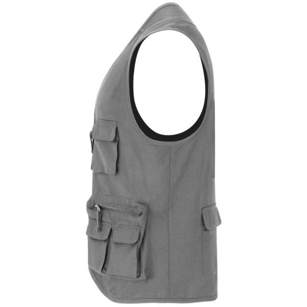 Chaleco Laboral Multibolsillos Hombre Cuello Pico VENERA