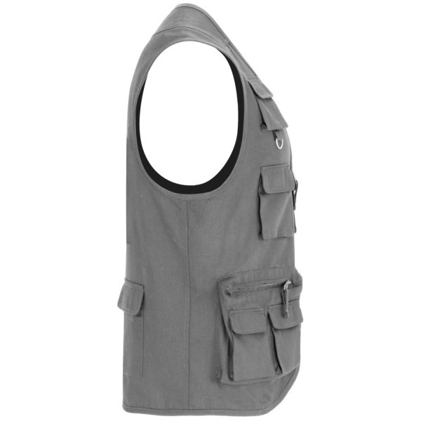 Chaleco Laboral Multibolsillos Hombre Cuello Pico VENERA