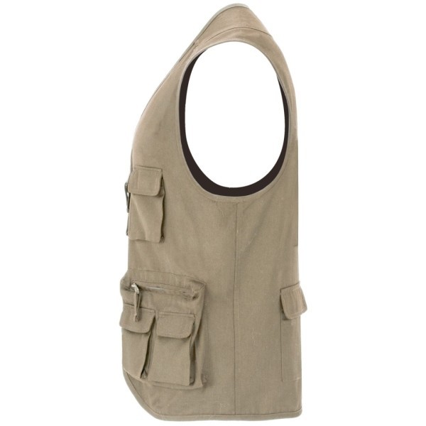 Chaleco Laboral Multibolsillos Hombre Cuello Pico VENERA