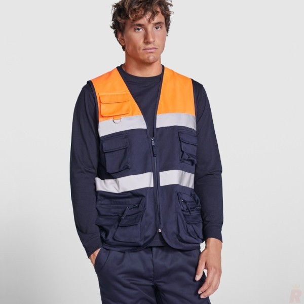 Chaleco Multibolsillos Alta Visibilidad Unisex BETA