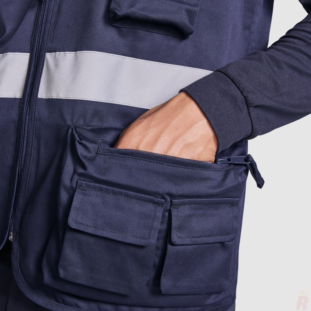 Chaleco Multibolsillos Alta Visibilidad Unisex...