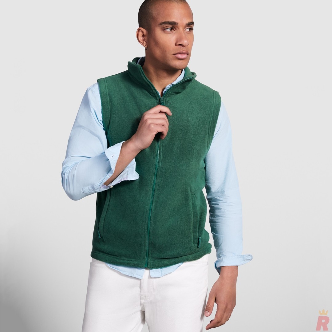 Chaleco Polar Cuello Alto Hombre BELLAGIO