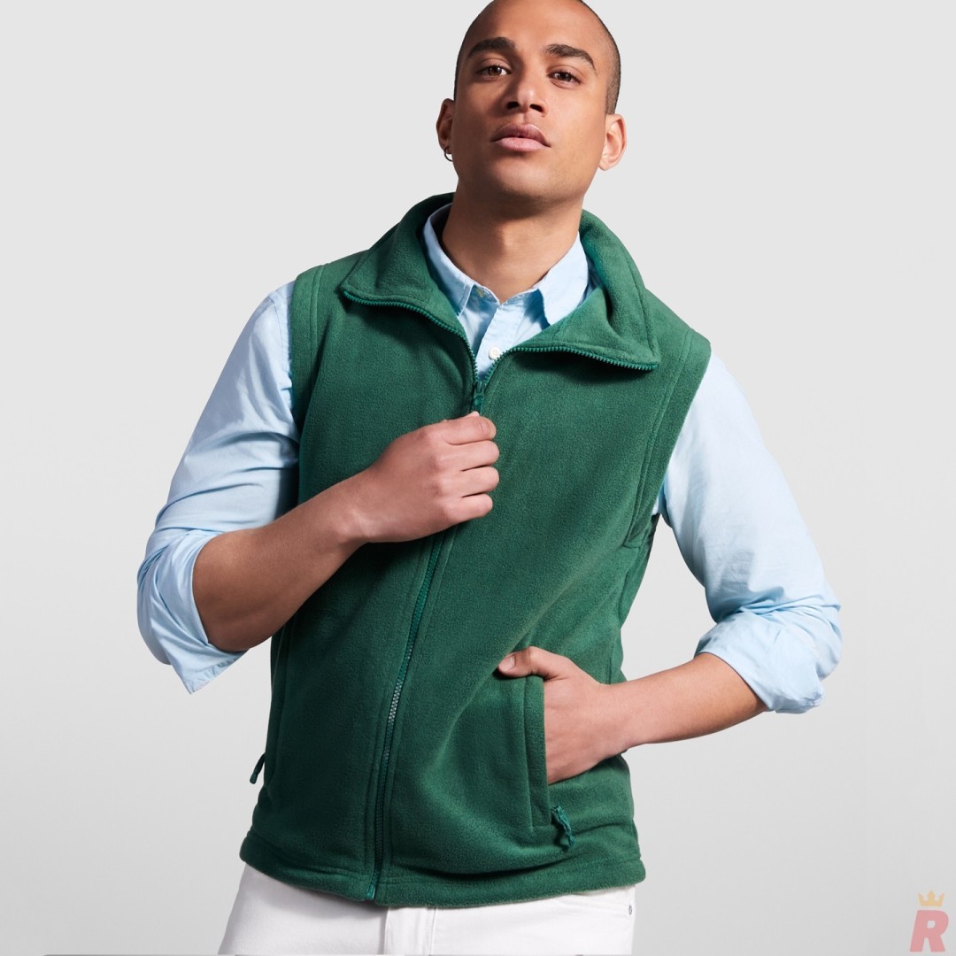 Chaleco Polar Cuello Alto Hombre BELLAGIO