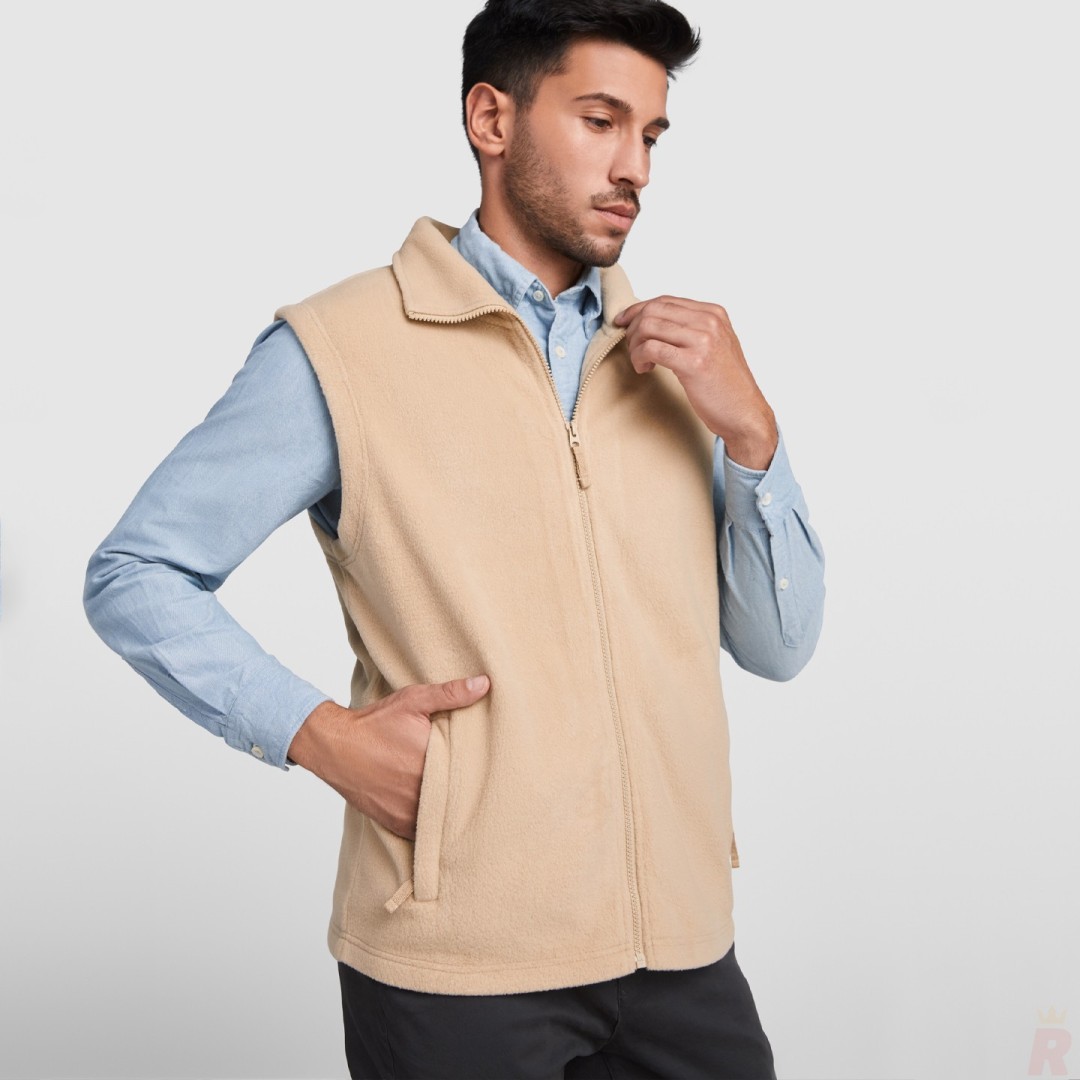 Chaleco Polar Cuello Alto Hombre BELLAGIO