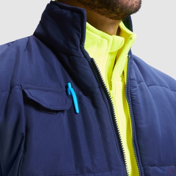 Chaleco Reversible Alta Visibilidad Multibolsillos Unisex PERSEI